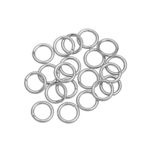 Соединительные кольца 7 мм, толщ. 1 мм, родий, уп. 20 шт. (#CN-RG-016R)