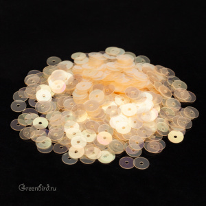 Пайетки 5мм плоские Powder Rosa (#114)