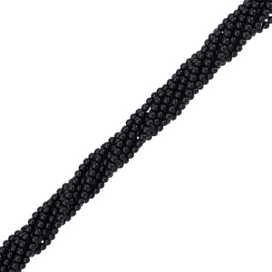 Жемчуг Crystalbird, круглый, 3 мм, Black, нить (#516) Жемчуг Crystalbird, круглый, 3 мм, Black, нить (#516)