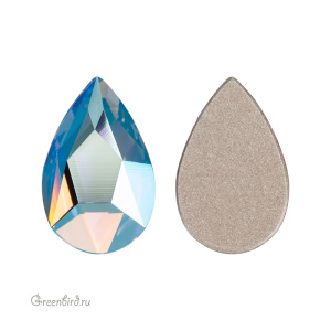 2303 Кристалл холодной фиксации Pear 14x9 мм – Light Sapphire Shimmer (#211SHIM)