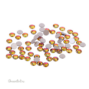 2058 Кристалл холодной фиксации Rose Flatback SS7 – Volcano (#001VOL), уп. 72шт.