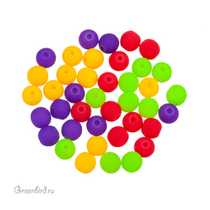 Микс бусин 4mm, Neon, 40 шт. (#DK04-NEON3) Микс бусин 4mm, Neon, 40 шт. (#DK04-NEON3)