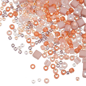 Микс бисера TOHO: персик (#3202), 10 г