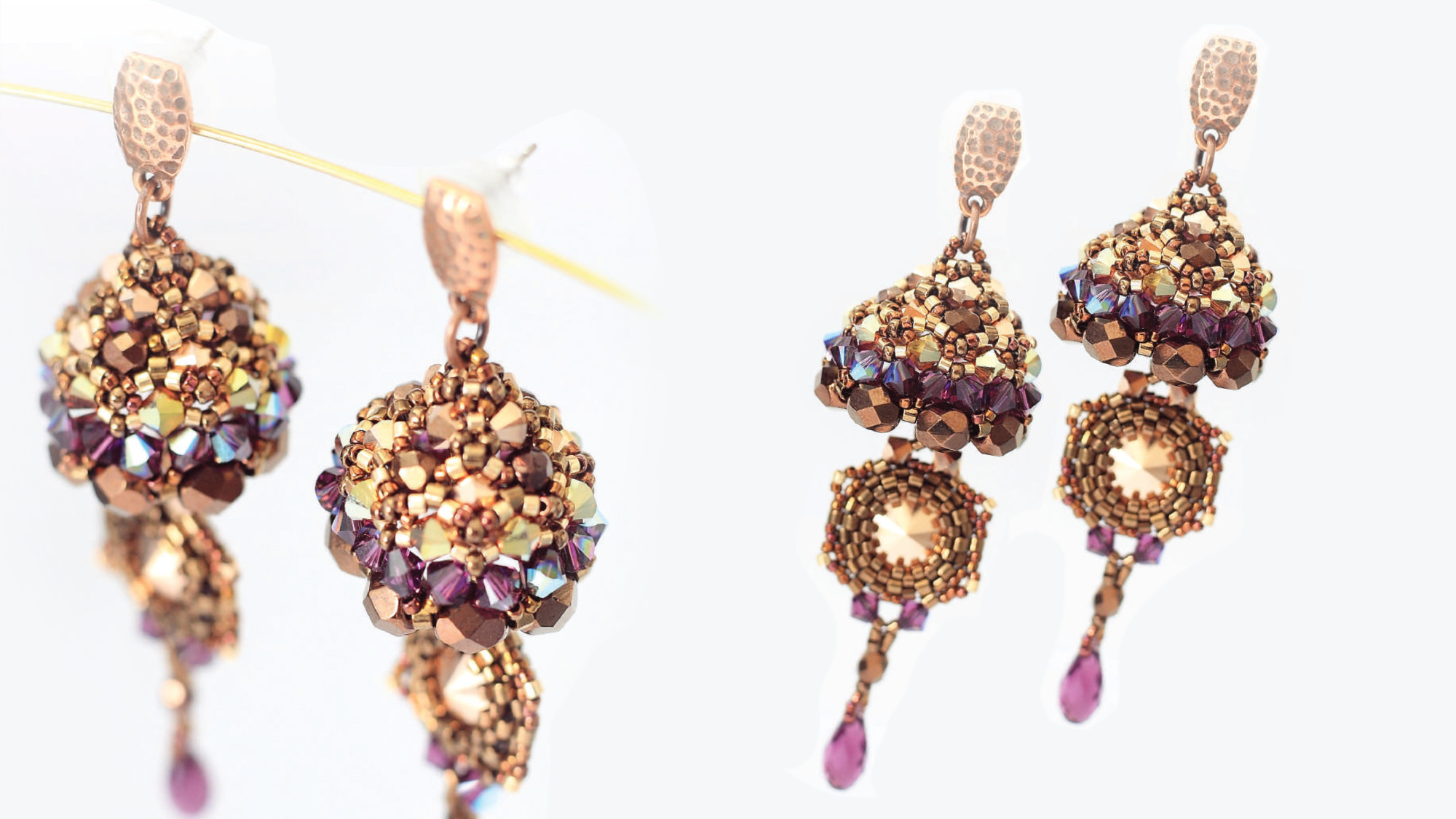 PDF инструкция от Аполлинарии Копривник: серьги 