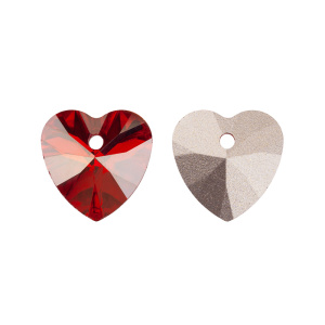 Crystalbird 6228С подвеска Heart 10 мм – Light Siam SS (#227SS), 1 шт. (#CBPN-0034)