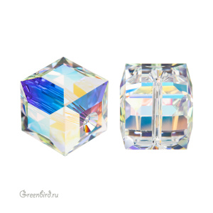 5601 Бусина Cube 12mm - Crystal AB B (#001ABB) 5601 Бусина Cube 12mm - Crystal AB B (#001ABB)