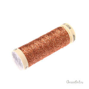 Металлизированная нить Gutermann W331, 50м, медь (#36)