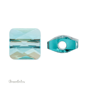 5053 Бусина Mini Square Bead 6mm – Light Turquoise (#263)