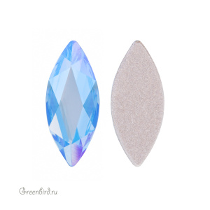 2201 Кристалл холодной фиксации Marquise 8х3,5 мм – Aquamarine Shimmer (#202SHIM)