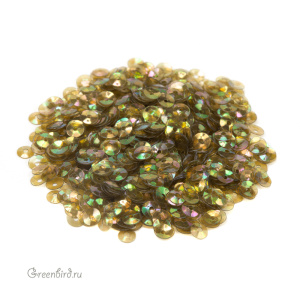 Пайетки 4мм чаша Verde Marcio (#140)