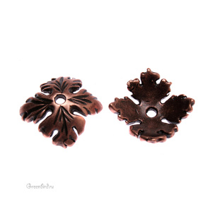 JBB Чашечка "Листья дуба", ант. медь (J137-114)