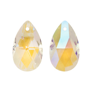 Crystalbird 6106 подвеска Капля 22 мм, Crystal (#001AB), 1 шт.