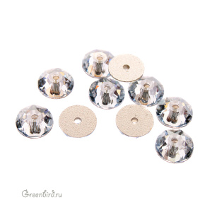 Swarovski 3188 Пайетки 5 мм, голубая дымка (#001BLSH), уп. 10 шт.