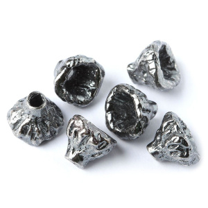 "Вальс цветов", чашечка-коннектор, ант. серебро, 1 шт. (#С0815)