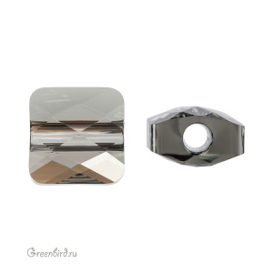 5053 Бусина Mini Square Bead 6mm – Black Diamond (#215)