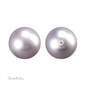 Swarovski 5818 Жемчуг полупросверленный 12 мм, лавандовый (#524), 1 шт.