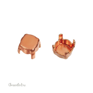 NEW 1088 Оправа без отверстий для Chaton SS18 мм, томпак NEW 1088 Оправа без отверстий для Chaton SS18 мм, томпак