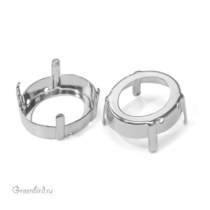 NEW 4196 Оправа для Nautilus 23x20 мм, томпак/родий