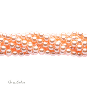 Жемчуг 4 мм #5810 Peach (#300)