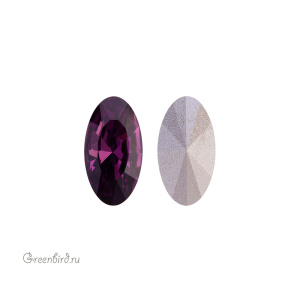 Swarovski 4162 Удлиненный Овал 10х5,5 мм, аметист (#204), 1 шт.