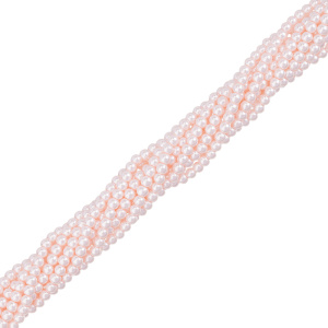Crystalbird Жемчуг круглый 3 мм, розалин, нить (#65)