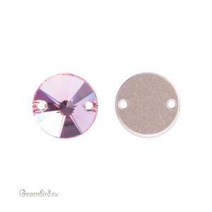 3200 Rivoli Sew-on Stone 12 мм – Light Rose (#223)