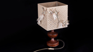 Курс по изготовлению настольного торшера с кутюрной вышивкой "Древо жизни"