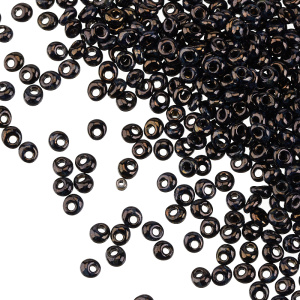 TOHO Magatama 3 мм, hybrid Antiqued Metallic Black (#Y503)