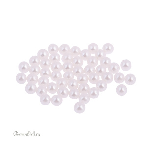 Жемчуг без отверстий 2 мм #5809 White (#650)