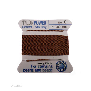 Griffin – нитки темно-коричневые (#08-BR)