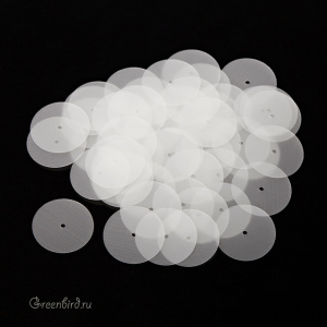 Пайетки 16мм плоские Glass (#106F)