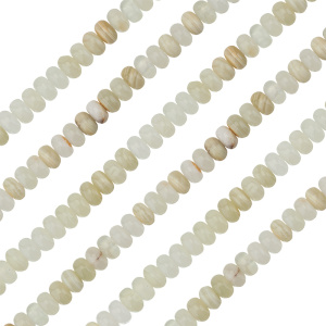 Бусины Оникс 5x8 мм, круглые, светло-зеленый, нить (#SVA-NTS-38)