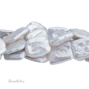 Жемчуг пресноводный барочный, серый, 1 шт. (#9001)