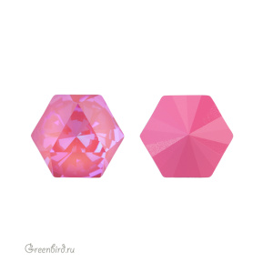 Swarovski 4699 Призматический гексагон 9,4x10,8 мм, розовый лотос делайт (#001L145D), 1 шт.
