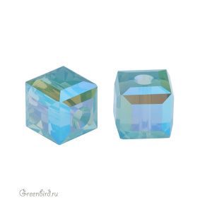 5601 Бусина Cube 6mm – Pacific Opal Shimmer B (#390SHIMB) 5601 Бусина Cube 6mm – Pacific Opal Shimmer B (#390SHIMB)