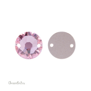 Swarovski пришивные 3288 Шатон 12 мм, светло-розовый (#223), 1 шт.