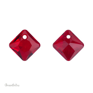 Swarovski 6431 подвеска Принцесса 11,5 мм, сиам (#208), 1 шт.
