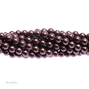 Swarovski 5810 Жемчуг 3 мм, бургунди (#301), уп. 50 шт.
