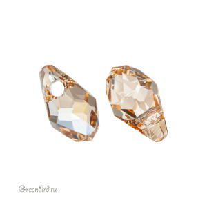 6007 подвеска Small Briolette Pendant 7x4mm – Golden Shadow (#001GSHA)
