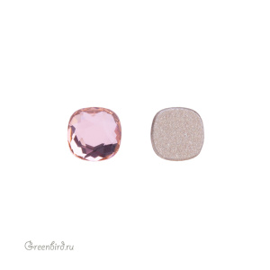 2471 Кристалл холодной фиксации Cushion 5 мм – Vintage Rose (#319), 1шт.