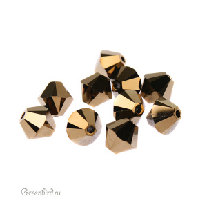 5328 Bicone 6mm – Dorado 2X (#001DOR2)