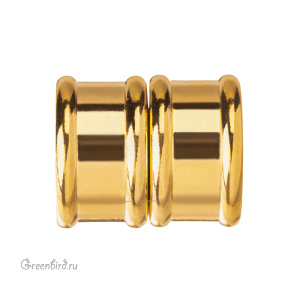 Магнитный замок для толстого шнура, 20х15 мм, золото, 1 шт. (#MGCL402GP)