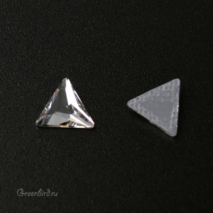 Swarovski 2720 Термостразы Треугольник Космик Дельта 7,5 мм, прозрачный (#001), 1 шт.