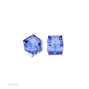 5601 Бусина Cube 8mm – Sapphire (#206)