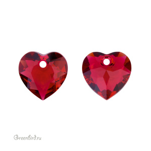 6432 подвеска Heart Cut 10,5 mm – Scarlet (#276) 6432 подвеска Heart Cut 10,5 mm – Scarlet (#276)