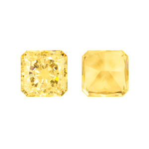 Фианит Crystalbird Square 12мм, Light Topaz, 1 шт. (#CBFN-SQ12-03)