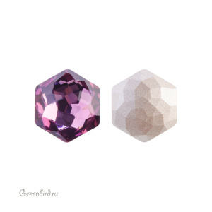 Swarovski 4683 Тонкий Гексагон 12x13,5 мм, ирис (#219), 1 шт.