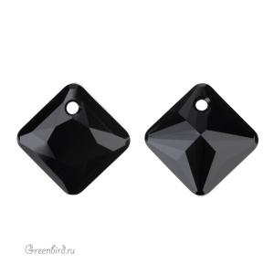 Swarovski 6431 подвеска Принцесса 16 мм, черный (#280), 1 шт.