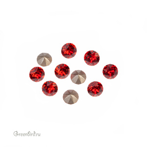 Swarovski 1088 Шатон SS19, светлый сиам (#227), уп. 10 шт.