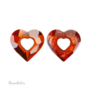 6262 подвеска Miss U Heart 17mm - Red Magma (#001REDM)